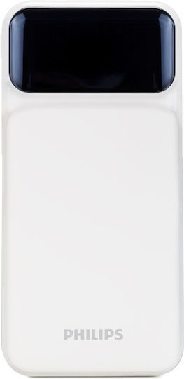Philips DLP1922 Power Bank 10000mAh с USB-A порт и USB-C порт Бял