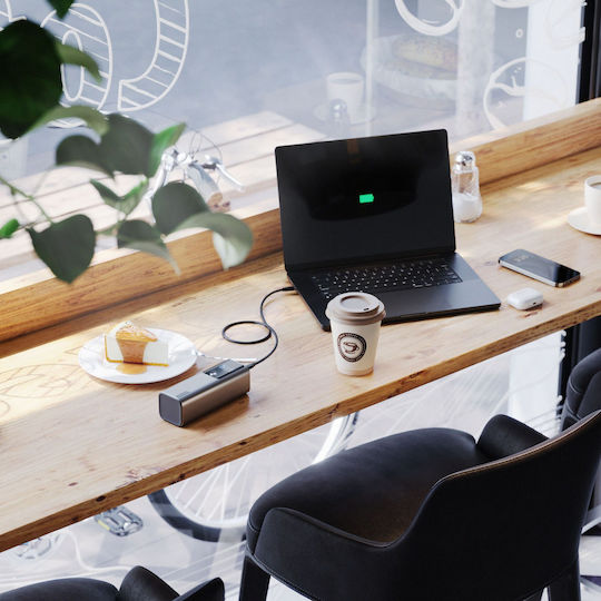 Alogic Ark Power Bank 27000mAh 140W with USB-A Port and 2 USB-C Ports Silver