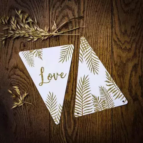 Χαρτινη Γιρλαντα Love 15x21cm Beauty Home