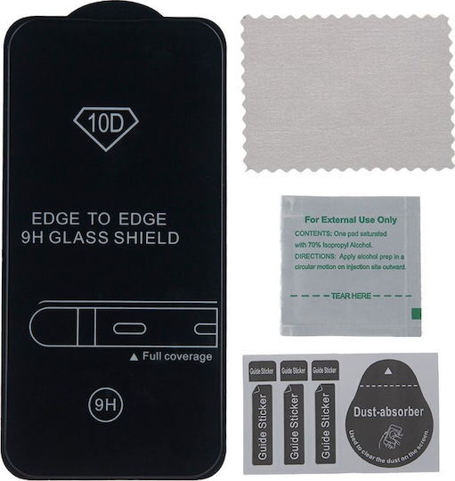 0.3mm Tempered Glass Μαύρο (Redmi Note 13 Pro 4G / Poco M6 Pro 4G)