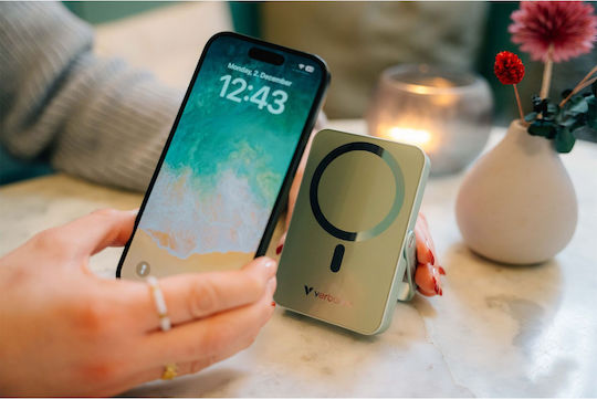 Verbatim Charge 'n' Go MagSafe Power Bank 10000mAh 20W с USB-C порт Power Delivery Зелен
