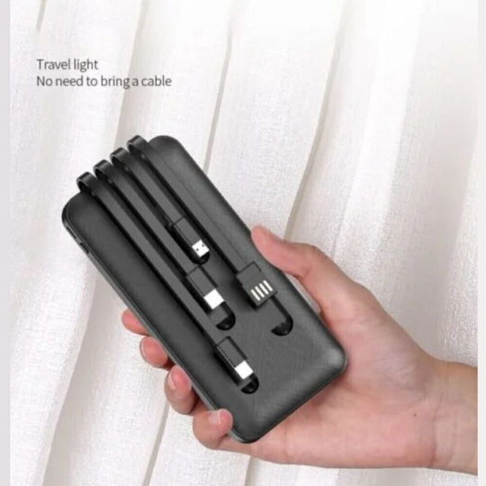 Treqa TR-931 Power Bank 10000mAh με Θύρα USB-A Λευκό