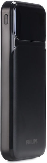 Philips DLP1922 Power Bank 10000mAh με Θύρα USB-A και Θύρα USB-C Μαύρο