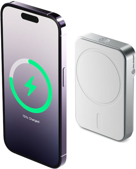 Alogic Matrix Universal MagSafe Power Bank 5000mAh με Θύρα USB-C Λευκό