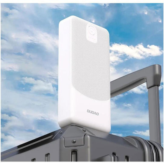 Dudao K10Pro Power Bank 20000mAh 10W mit 2 USB-A Anschlüssen Schwarz