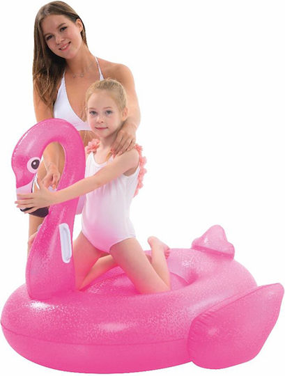 Sunclub Φουσκωτό Ride On Θαλάσσης Flamingo Ροζ 110x86cm