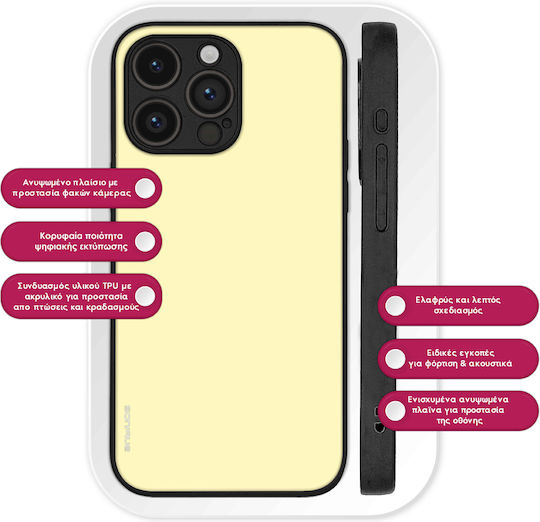 Sonique Umschlag Rückseite Silikon Gelb (Google Pixel 8a)
