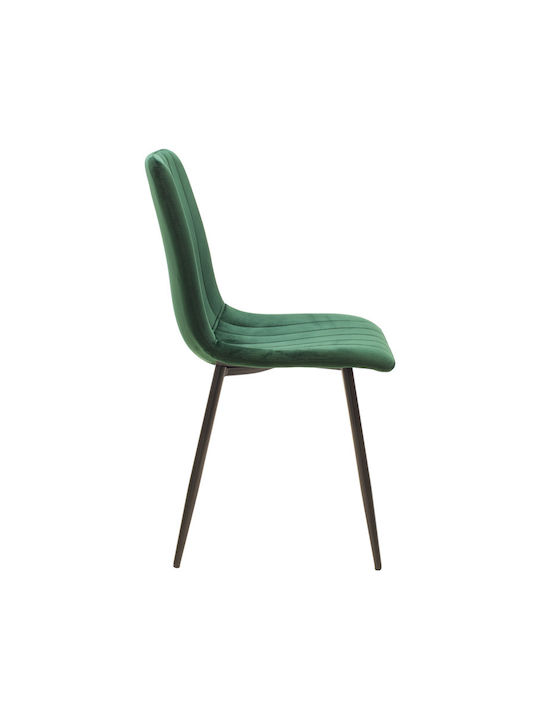 Noor Dining Room Velvet Chair Cypress 44x53x86cm