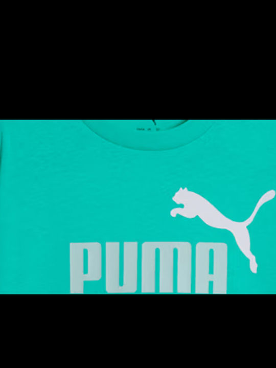 Παιδικό T-shirt Τιρκουάζ Logo