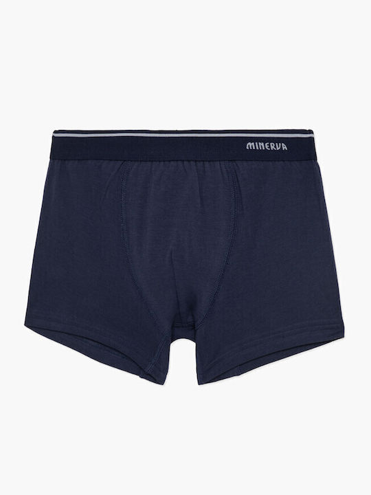 Minerva Kids' Set with Boxers Blue Raf-petrol 2pcs
