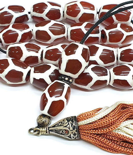 Roloi Komboloi Agate Worry Beads Multicolour 38cm
