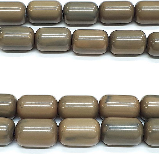 Roloi Komboloi Mastic Worry Beads Gray 31cm