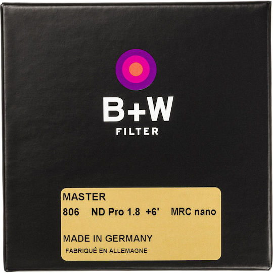 B+W ND Filter Diameter 58mm with MRC Nano Coating Easy Clean for Photographic Lenses