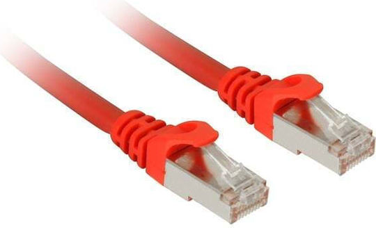Sharkoon S/FTP Cat.7a Ethernet Network Cable 2m Red 1pcs