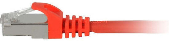 Sharkoon S/FTP Cat.7a Ethernet Network Cable 2m Red 1pcs