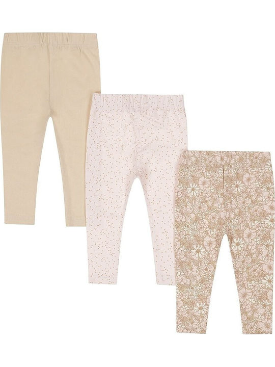 Σετ Παιδικά Κολάν Μακριά Beige, Light Pink