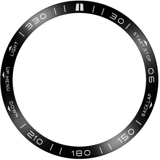 Ring Bezel Protector Negru (Garmin Fenix 8 (47 mm))