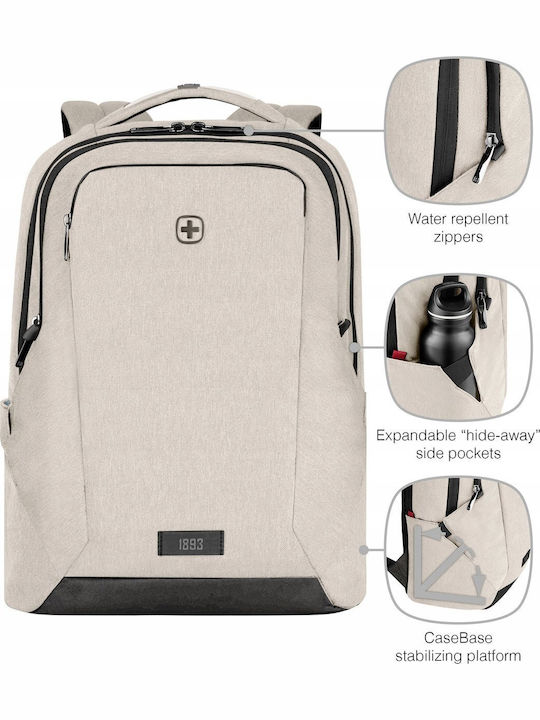 Wenger Τσάντα Πλάτης για Laptop 16" σε Μπεζ χρώμα 653500