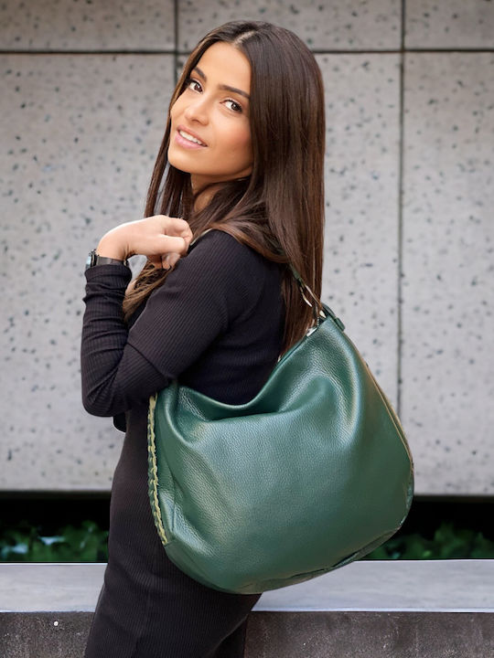 Leather Women's Bag Shoulder White