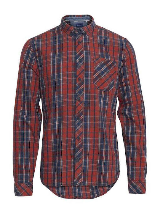 Long-sleeved Shirt Checked Chili Pepper
