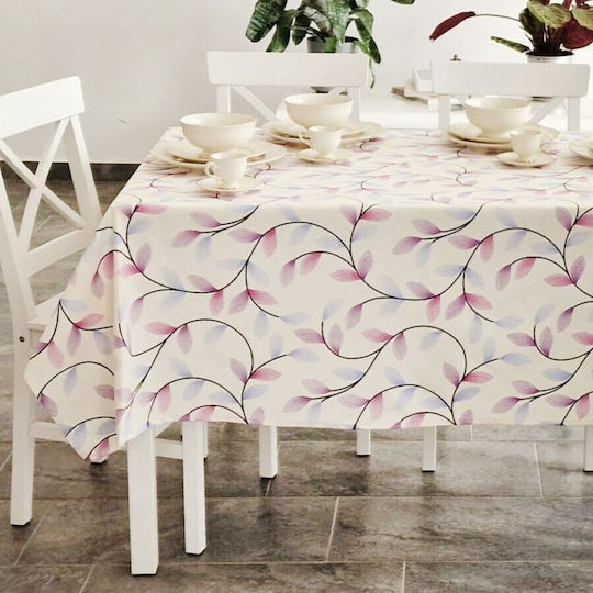Pucioasa Față de masă Rezistent la pete Roz-lila 160x220cm Pucioasa Față de masă Rezistent la pete Roz-lila 160x220cm