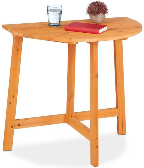 Tisch für kleine Außenbereiche Zusammenklappbar Natural 80x50x74cm
