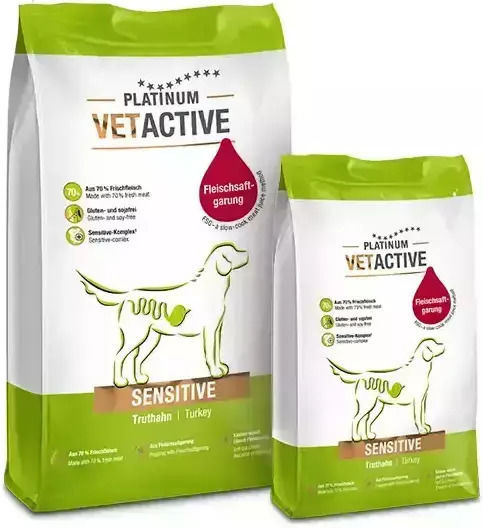 Platinum Pet Food & Care Platinum Vetactive 1.5kg Dry Food Grain-Free for Adult Dogs with Meat and Turkey