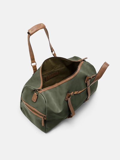 Herling Research Sack Voyage Green made of Artificial Leather