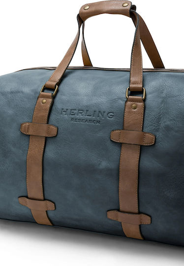 Herling Research Sack Voyage Blue made of Artificial Leather