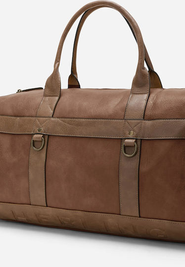 Herling Research Sack Voyage Brown made of Artificial Leather