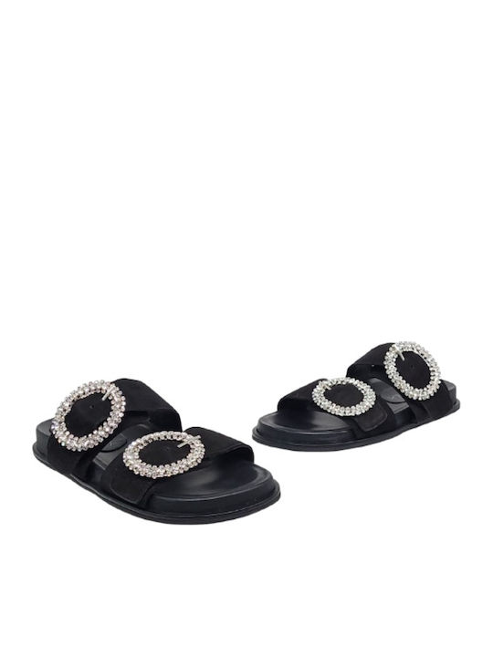 Γυναικεία Σανδάλια Flatforms Μαύρα
