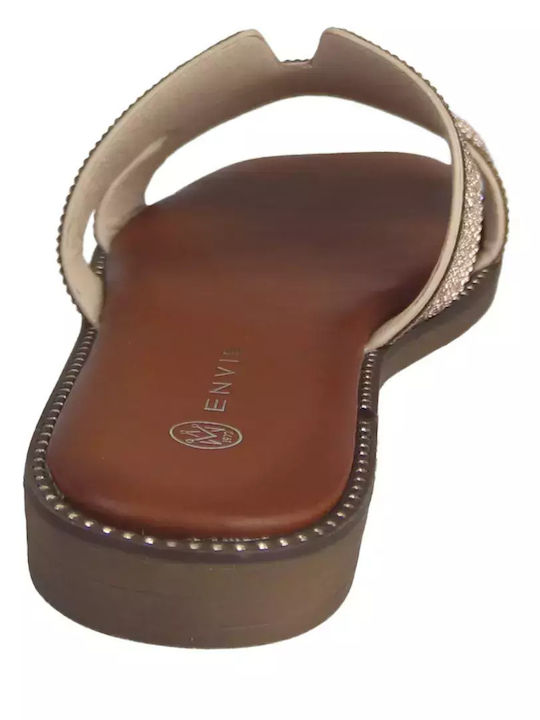Sandale Casual Damă Roz Auriu