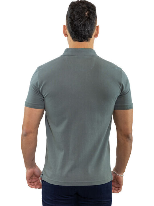Polo Kurzarm Bluse Mint