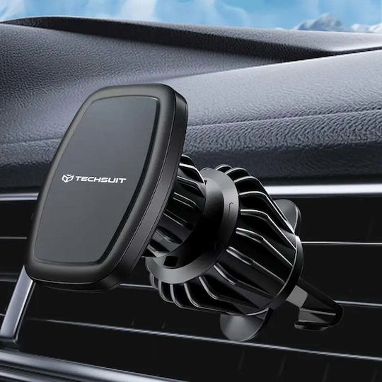 Techsuit Suport Auto pentru Telefon cu magnet Neagră