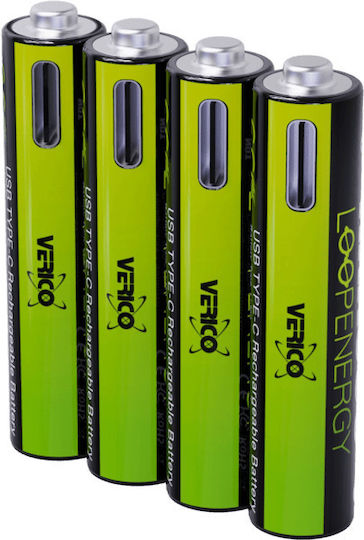 Verico Loopenergy Aaa900 4er-pack Επαναφορτιζόμενες Usb-c