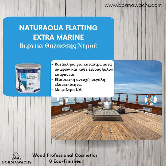 Borma Wachs Naturaqua Flatting Extra Marine Water Colorless Gloss 2.5lt