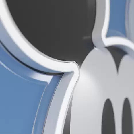 Yellowpop Disney Mickey Printed Face Wall Light