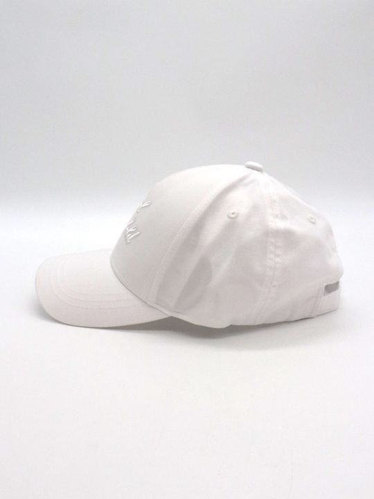 Karl Lagerfeld Καπελο Baseball Logo Λευκο
