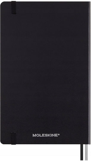 Moleskine Notizbuch Geregelt Schwarz
