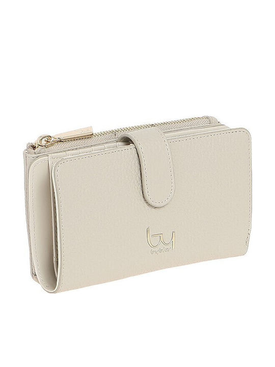 Groß Damen Geldbörse Klassisch Beige