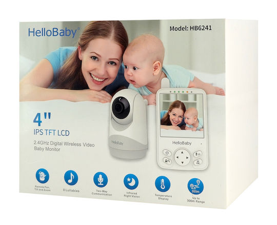 HelloBaby Drahtlose Babyüberwachung , Zwei-Wege-Kommunikation & Schlaflieder