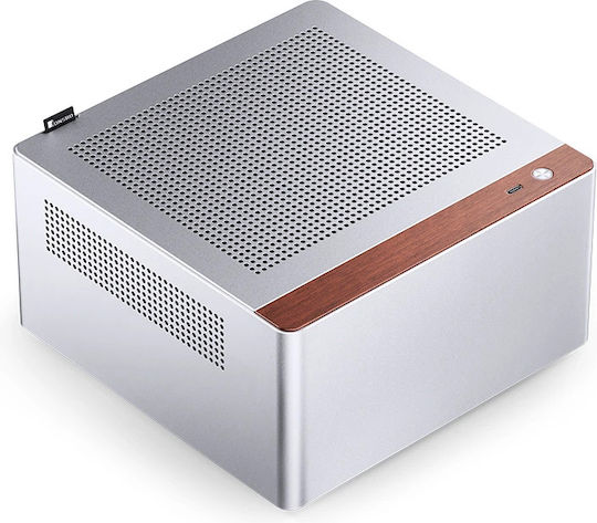 Jonsbo N10 Mini Tower Κουτί Υπολογιστή Ασημί