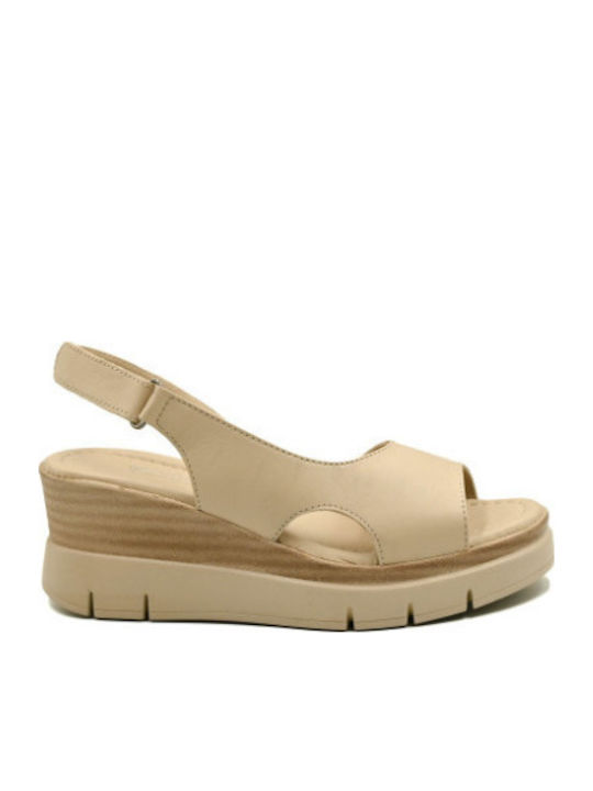 Anatomische Damenplattformen Beige