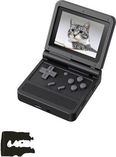 Consolă de jocuri retro portabilă cu 15.000 de jocuri incluse, ecran IPS de 3,0 inci, negru, 64 GB