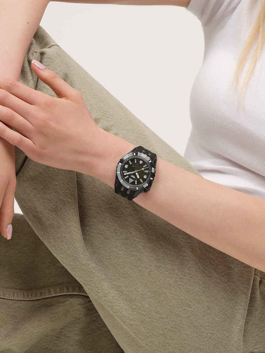 Swatch Swatch Herrenuhr 44mm Batterie mit Gummiarmband