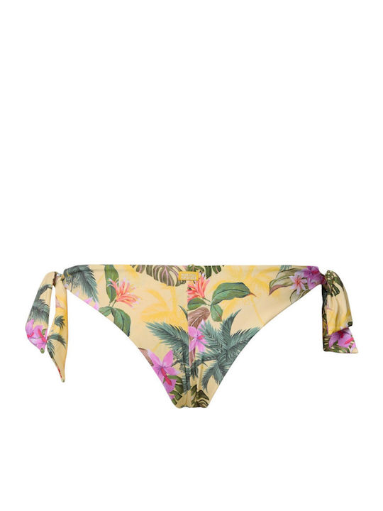 Rina Limetropic Bikini Slip with Laces Limetropic