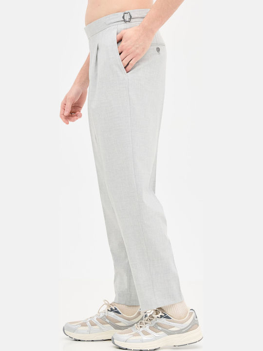 Pantaloni Elastic Light Gray