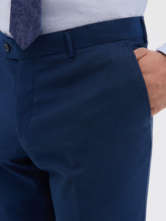 Hose Elastisch in Schlanker Passform Blue