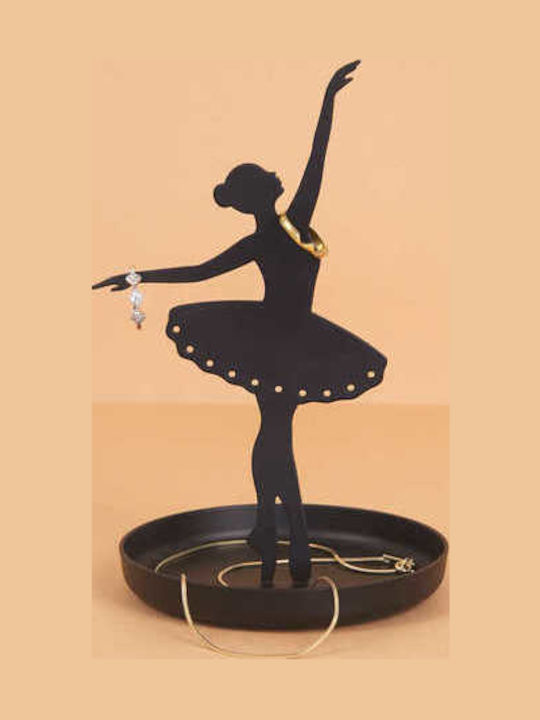 Balvi Ballerina Schmuckkästchen Metallisch Schwarz