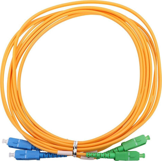 Extralink Optisches Faserkabel SC/APC-SC/UPC 3m Extralink